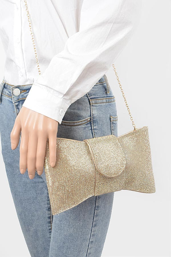 Bow Clutch - Gold