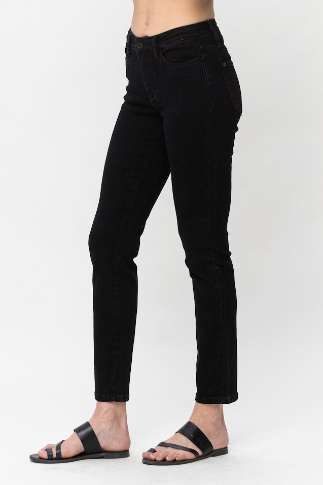 JUDYBLUE Midrise Slim Fit Jean - Black