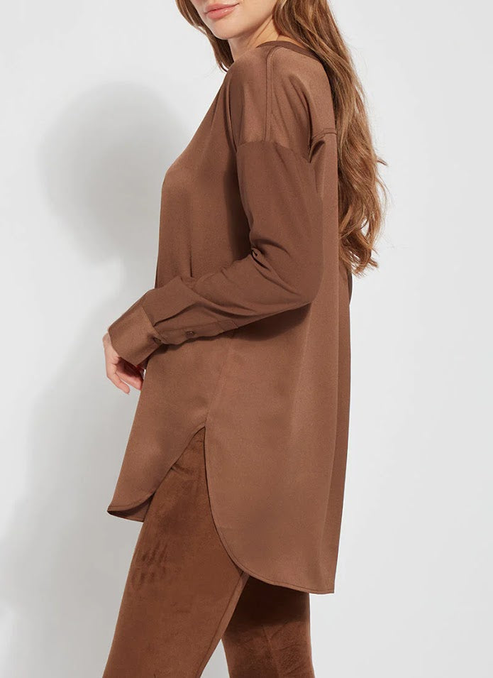 The Token Pullover Top - Whiskey