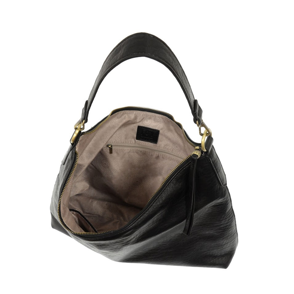 Sloane Slouchy Hobo Bag - Black