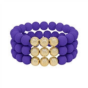 Bead Stack - Purple