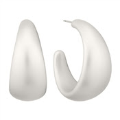 Chunky Hoop - Silver