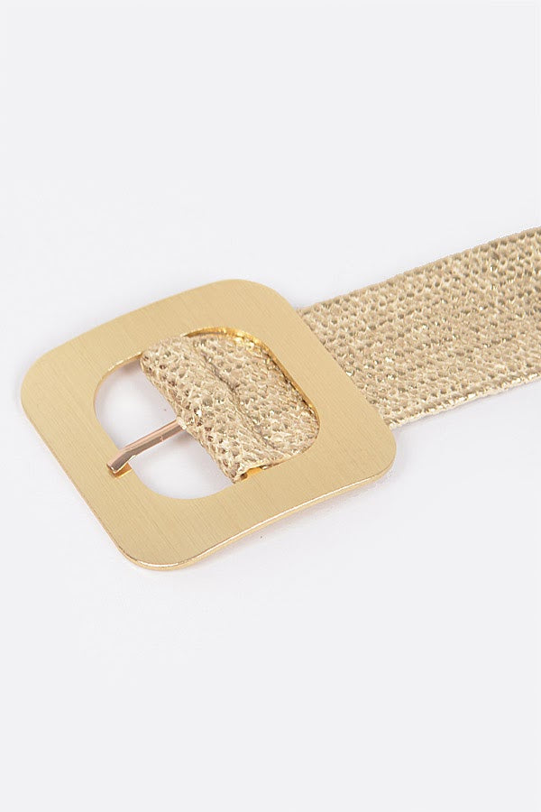 Pop Of Fun Belt - Gold