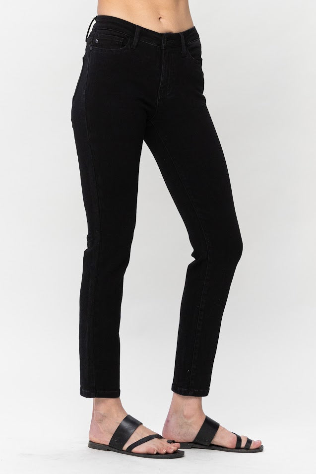JUDYBLUE Midrise Slim Fit Jean - Black