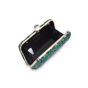 Penelope Stone Clutch - Emerald