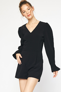 The Jen Romper - Black