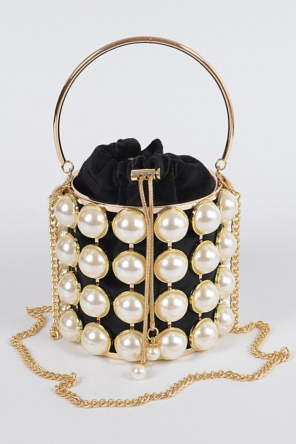 Posh In Pearls - Black