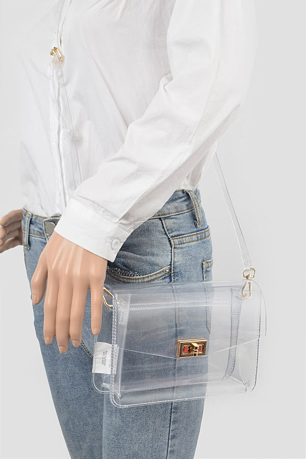 I Can See Clearly Crossbody - Gold
