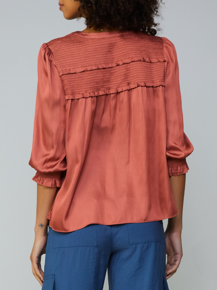The Aimee Top - Rosewood