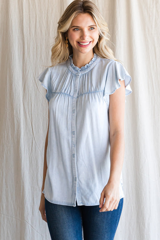 Denim All Over Shirt - Denim