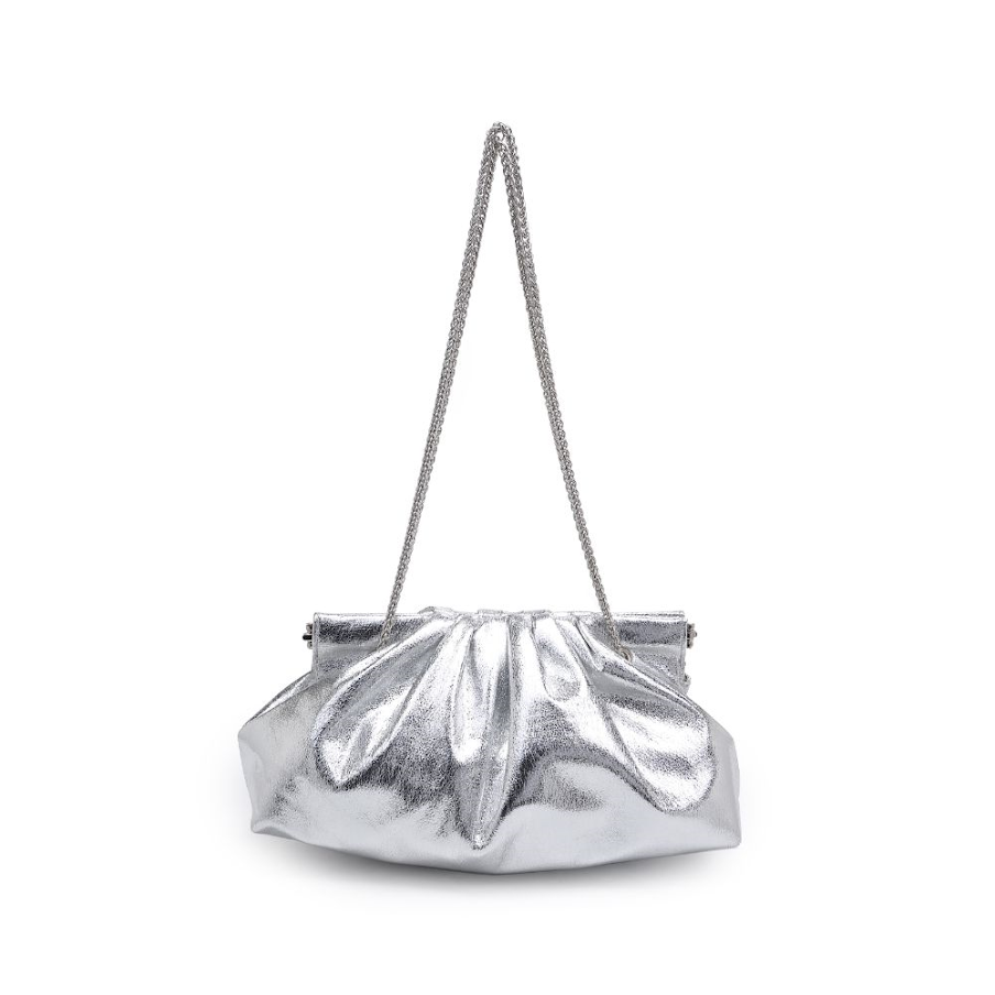 Kacey Handbag - Shiny Silver