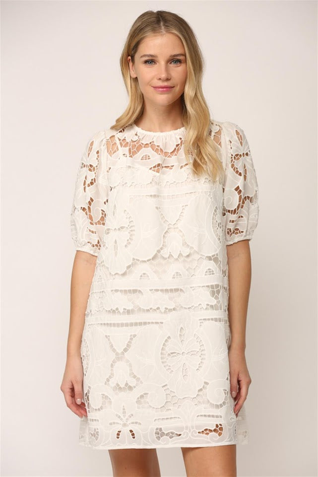 Shift Dress - Off White