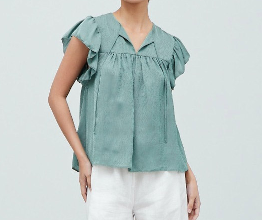Margie Top - Dusty Sage