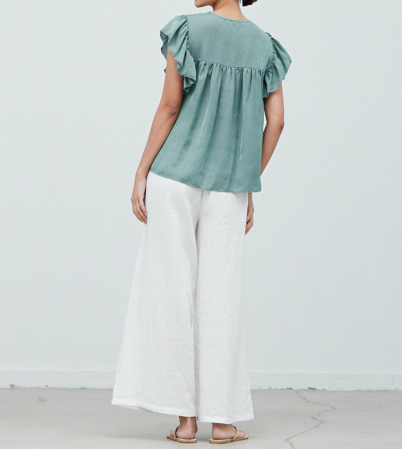 Margie Top - Dusty Sage
