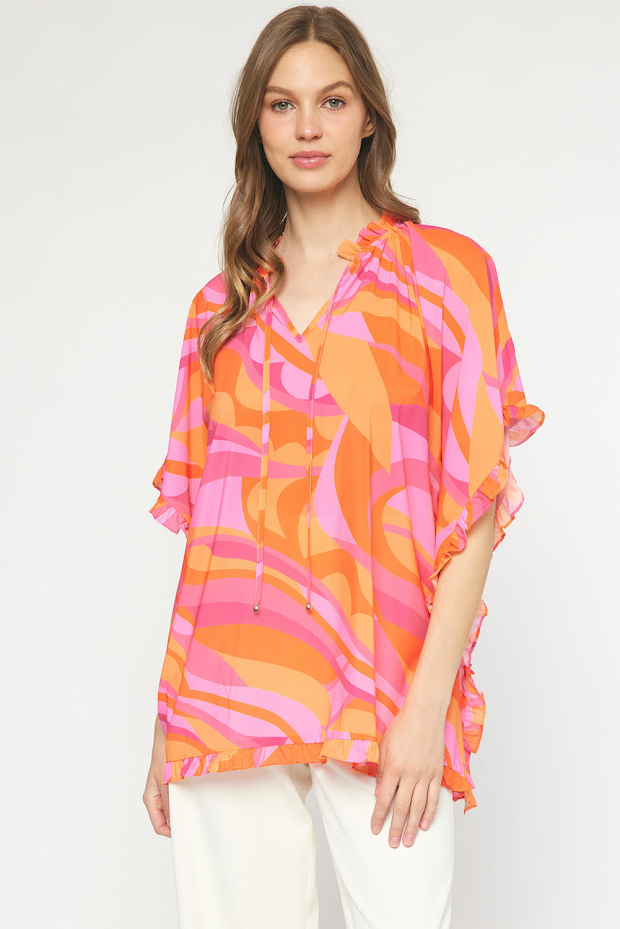 Butterfly Tunic - Orange