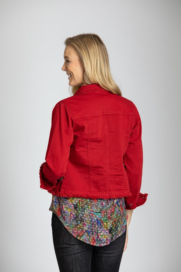 Jean Jacket - Red