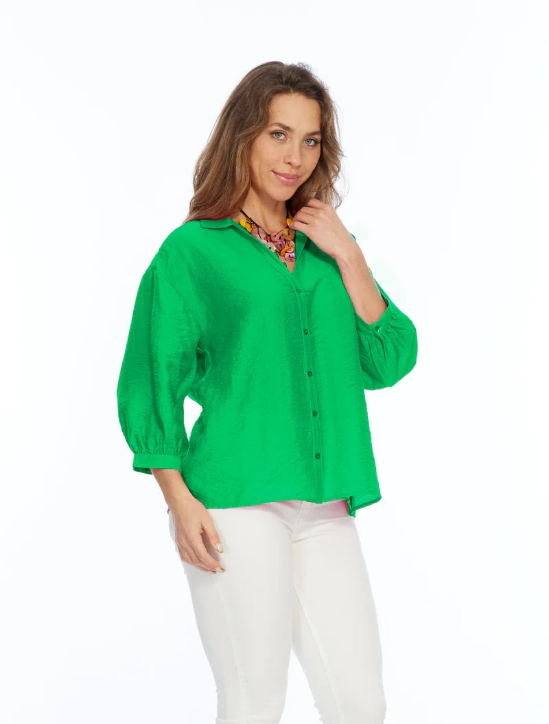 Belle Blouse - Spring Green