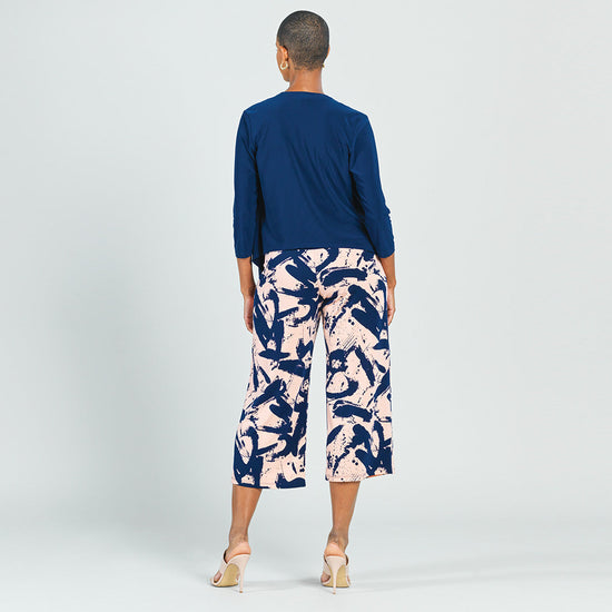 Tie Front Cardigan - Navy
