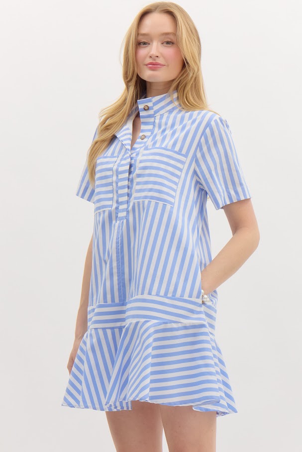 The Jamie Dress - Light Blue