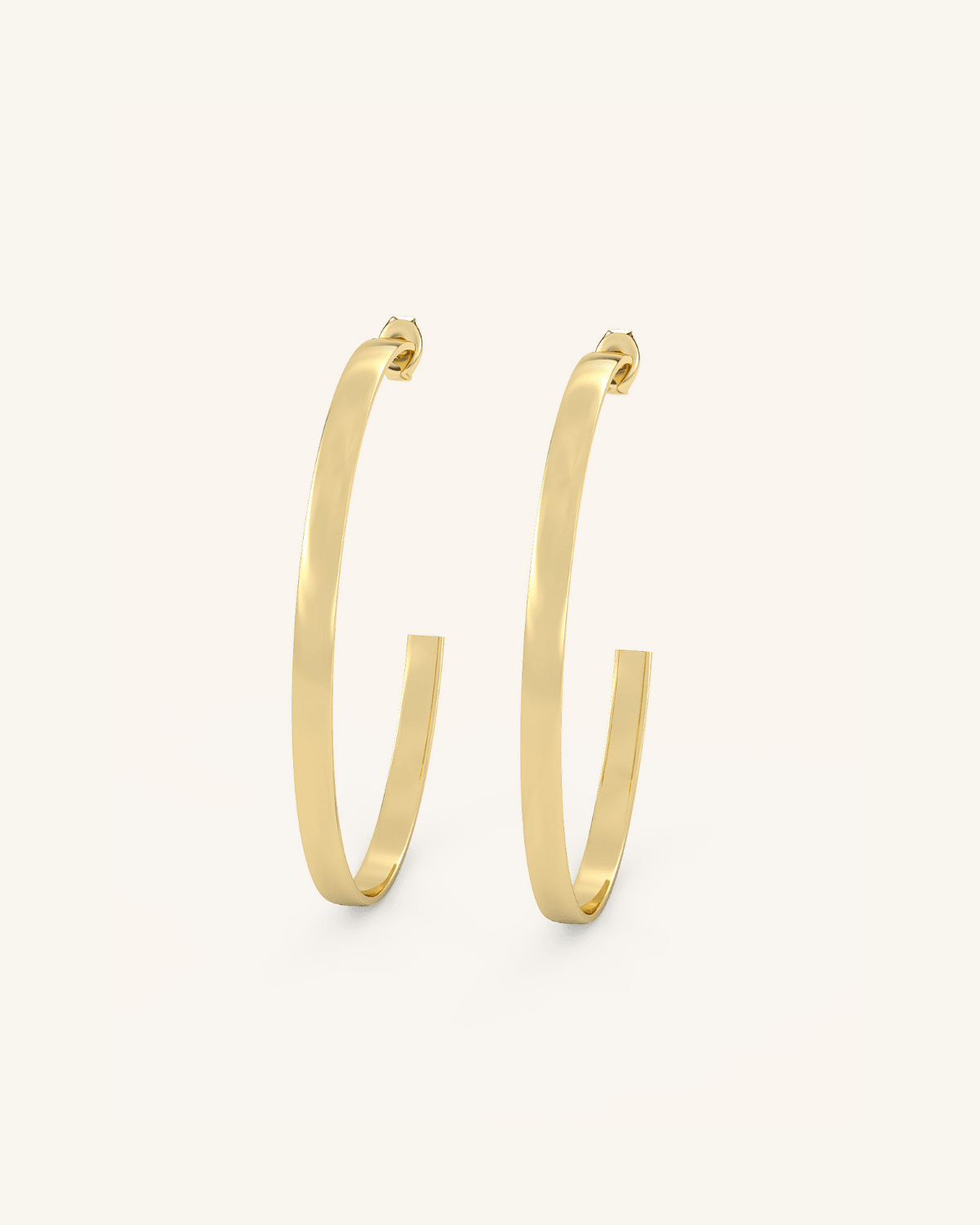 Empire Hoop Earring - Gold
