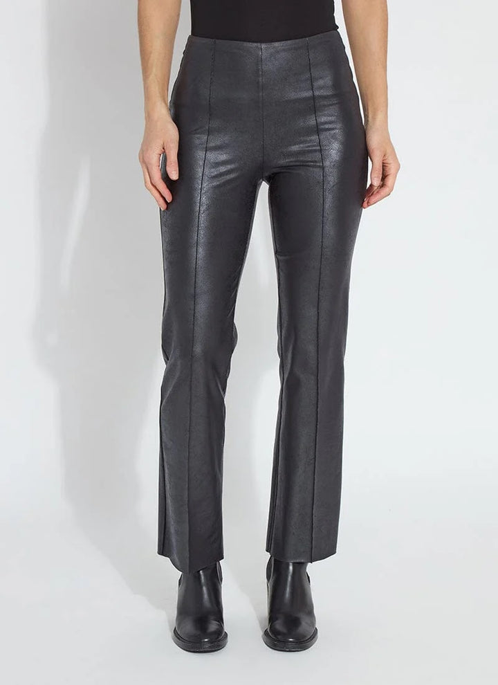 Elysse Foiled Vegan Pant - Black