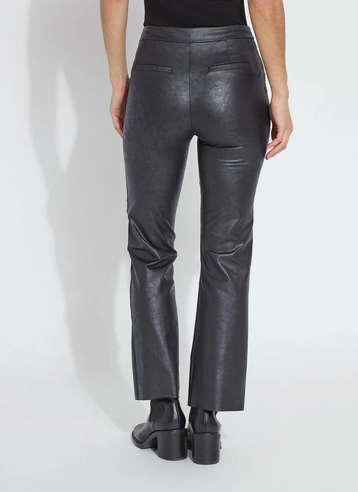 Elysse Foiled Vegan Pant - Black