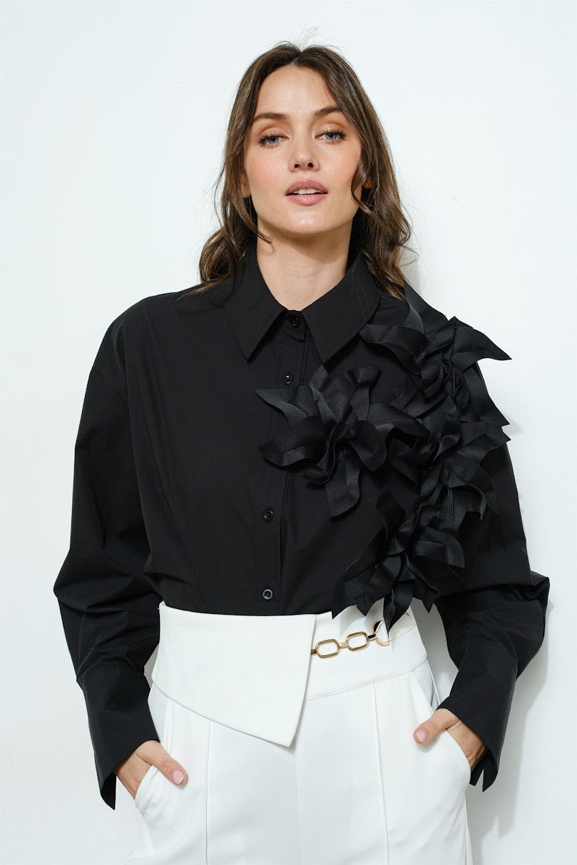 FINAL SALE:The Kai Top - Black
