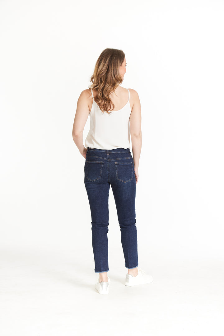 Slim-Sation Ankle Jean - Mid Indigo