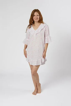 Lily Poet Nightgown - Pink