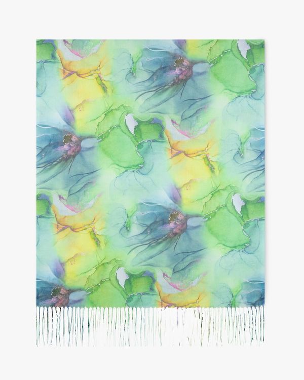 Fashion Scarf - Green Yellow