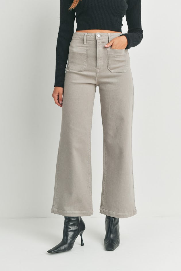 JUSTUSA Wide Leg Jean - Moonstone