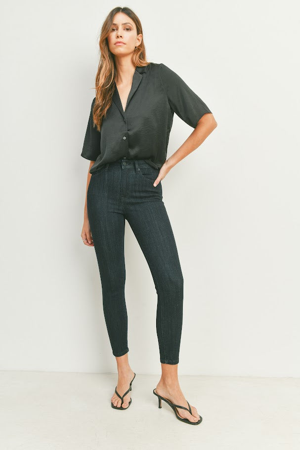 JUSTUSA High Rise Skinny Jean - Indigo