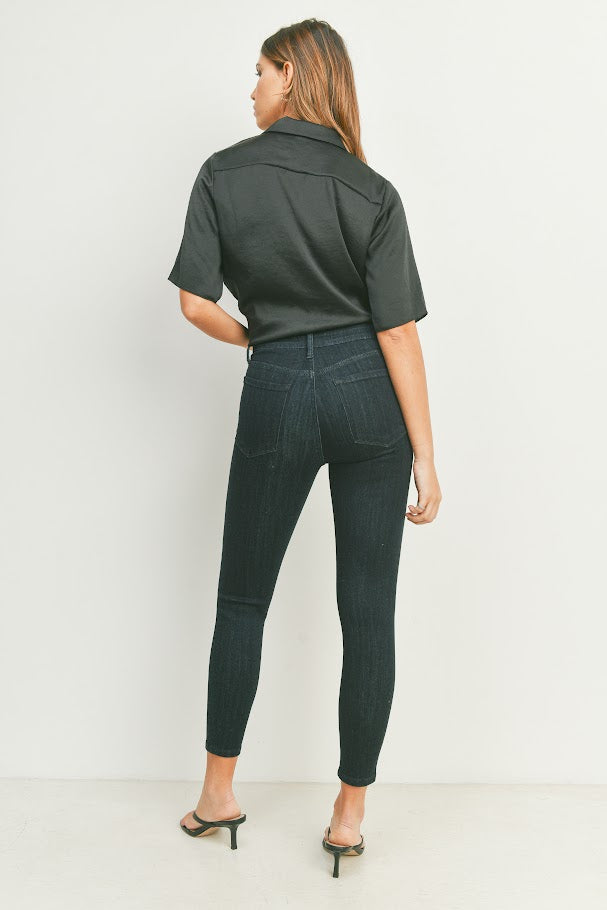 JUSTUSA High Rise Skinny Jean - Indigo