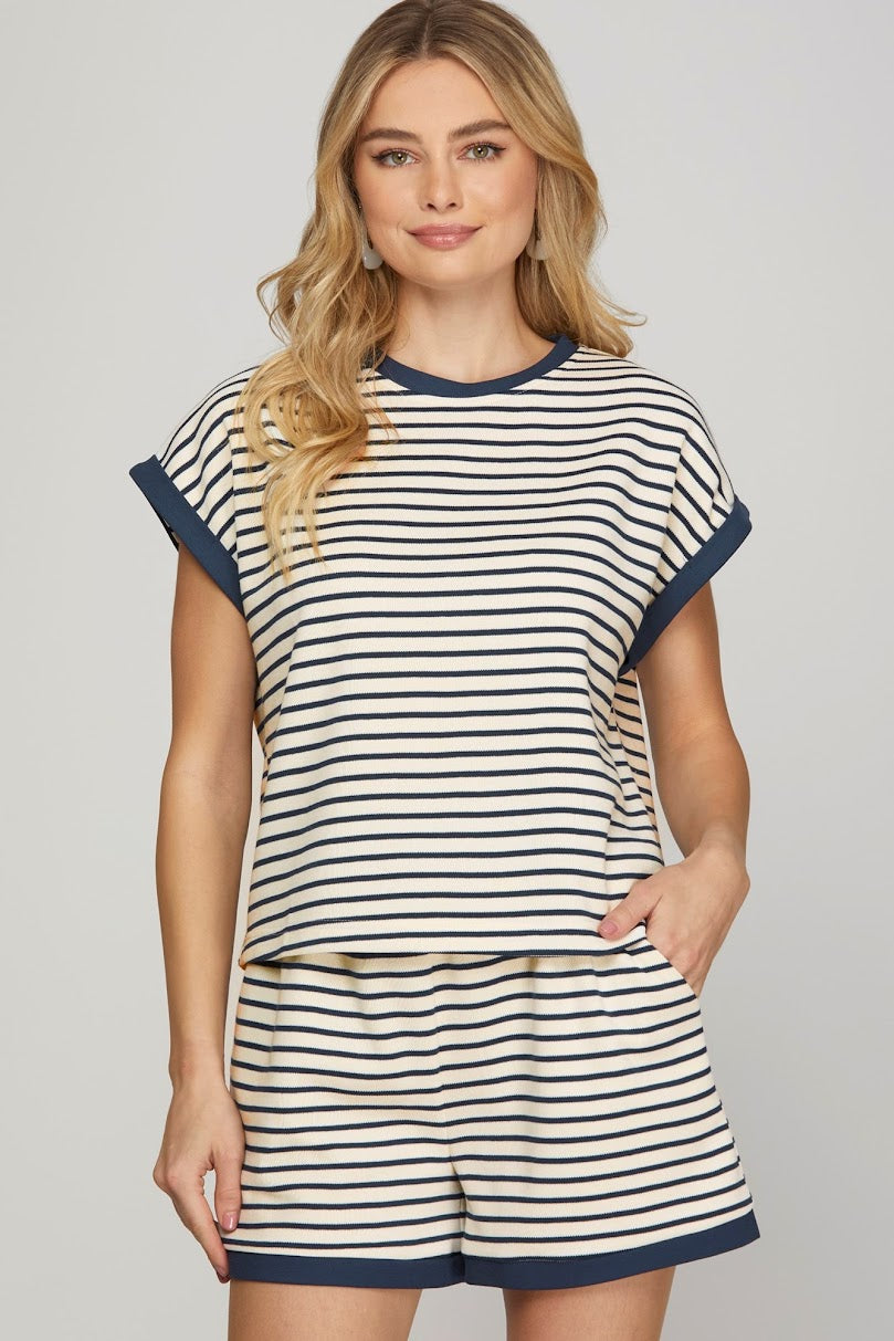 The Penelope Short Set - Navy