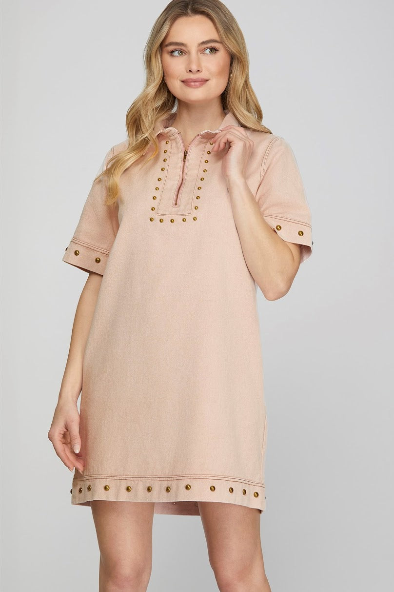 The Sasha Dress - Light Pink