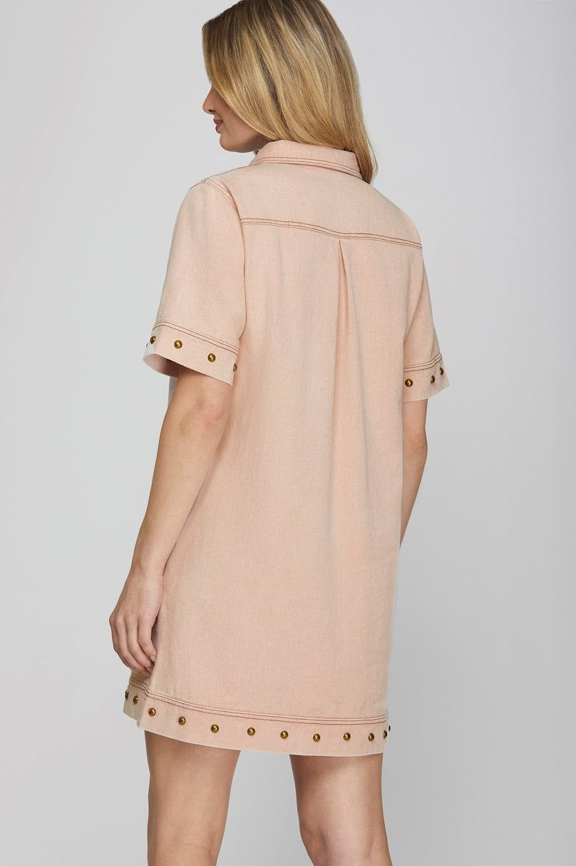 The Sasha Dress - Light Pink