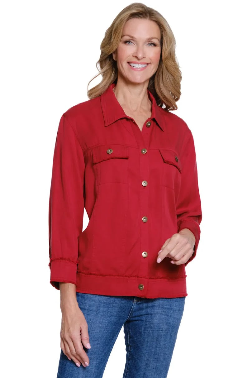 The Jamie Jacket - Chili Pepper