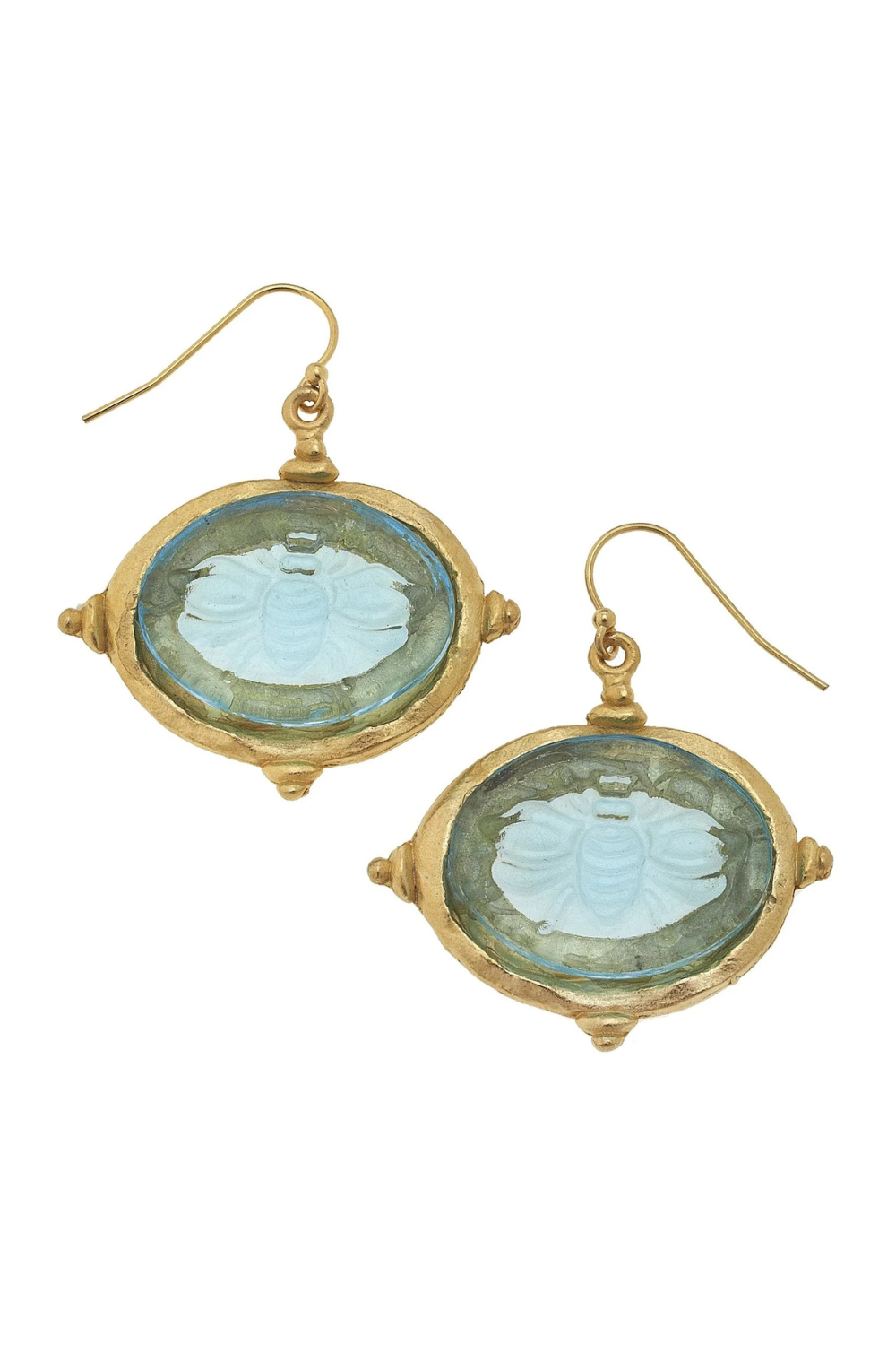 Venetian Glass Bee Earring