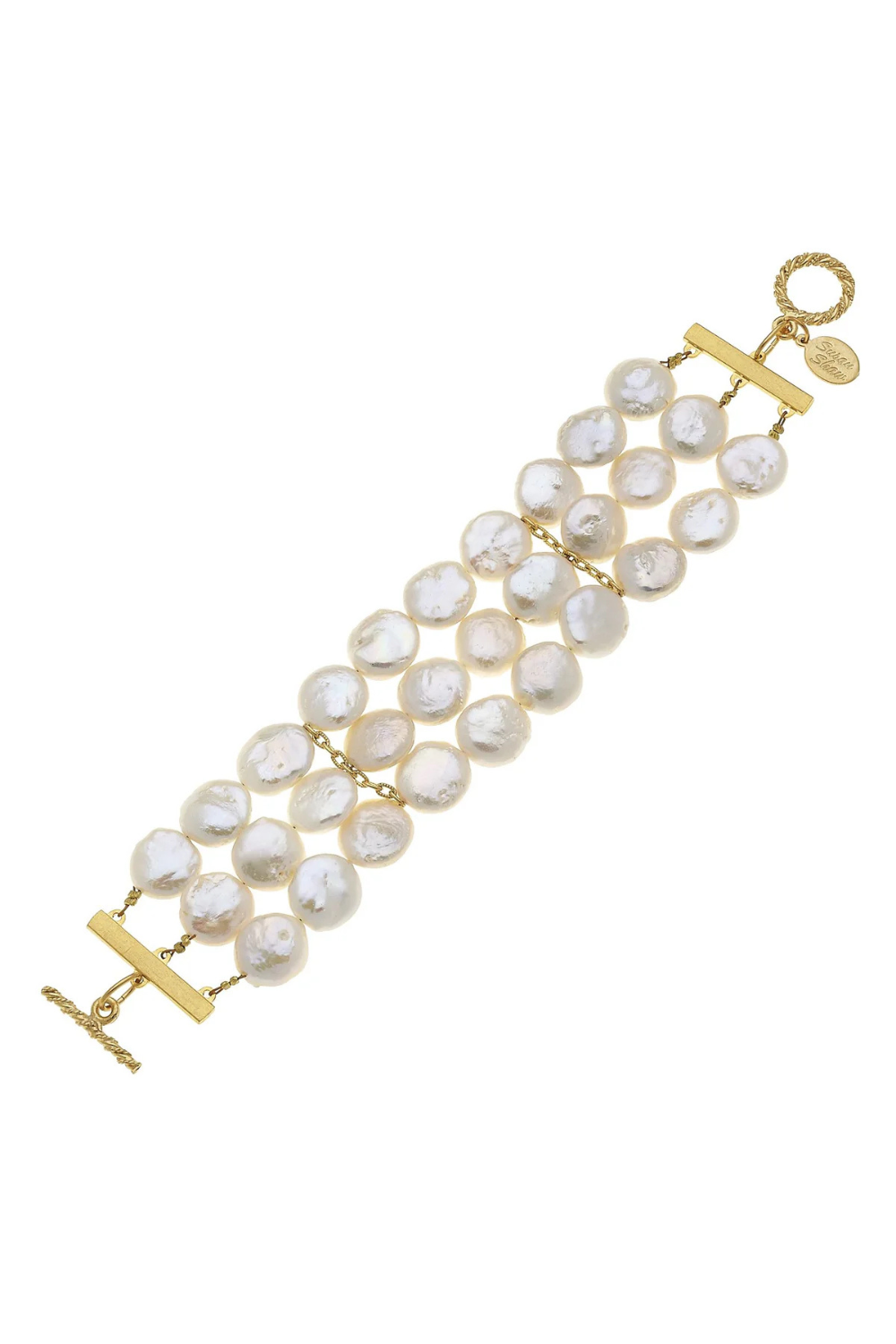 Freshwater Pearl Bracelet - Gold