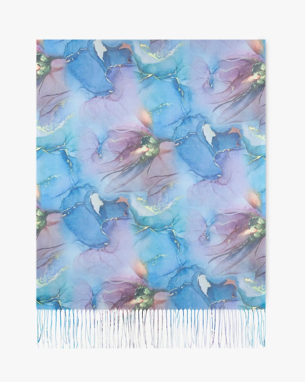 Fashion Scarf - Blue Mauve