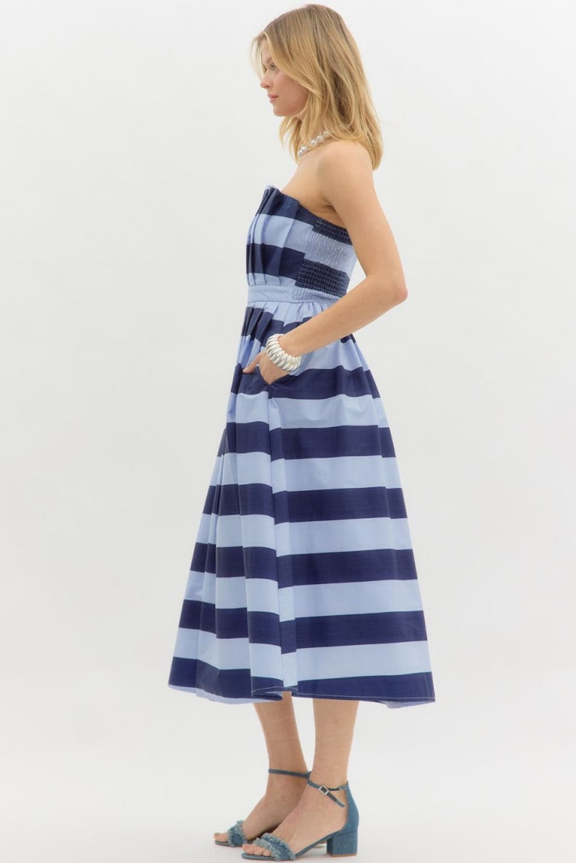 The Jensen Dress - Blue