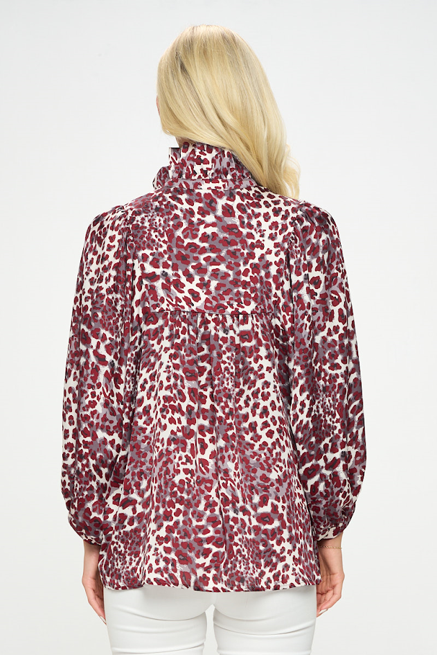 Morgan Top - Maroon