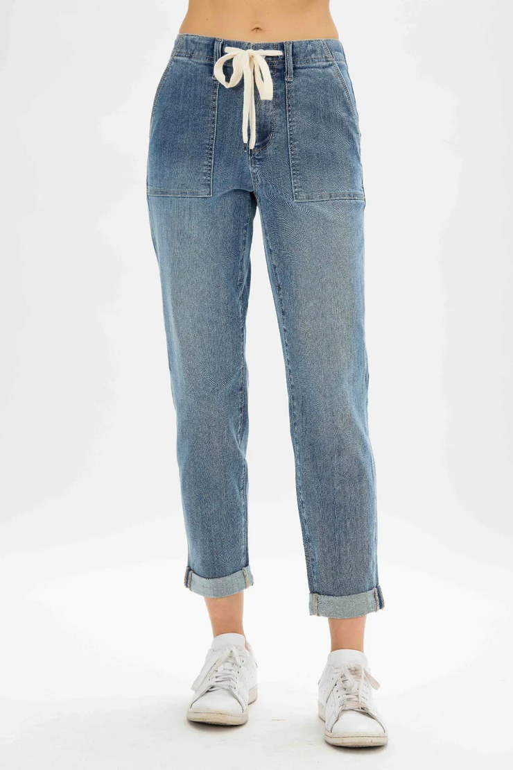 Pull On Jogger - Denim