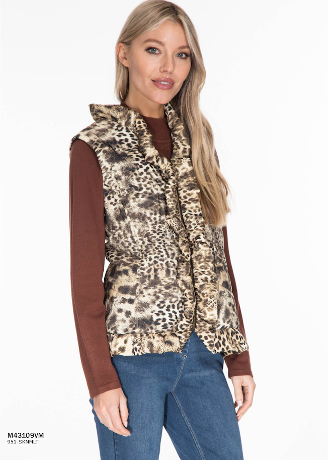 Quilt Me Vest - Mocha