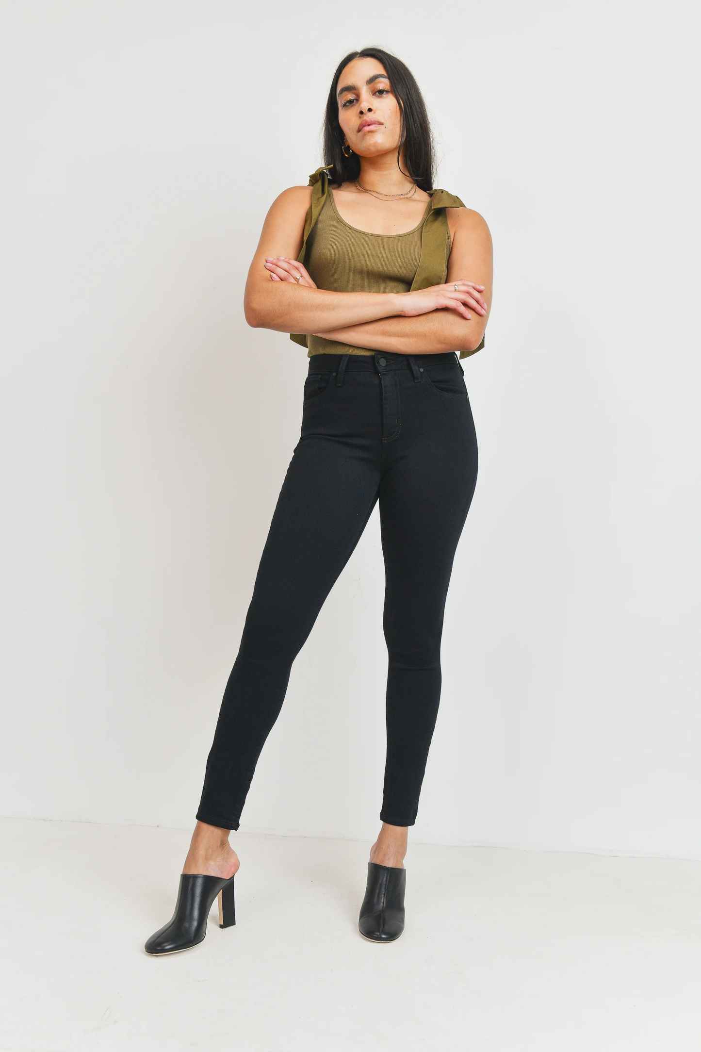 JUSTUSA 5 Pocket Skinny Jean - Black