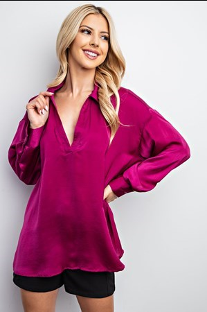 Ava Top - Plum