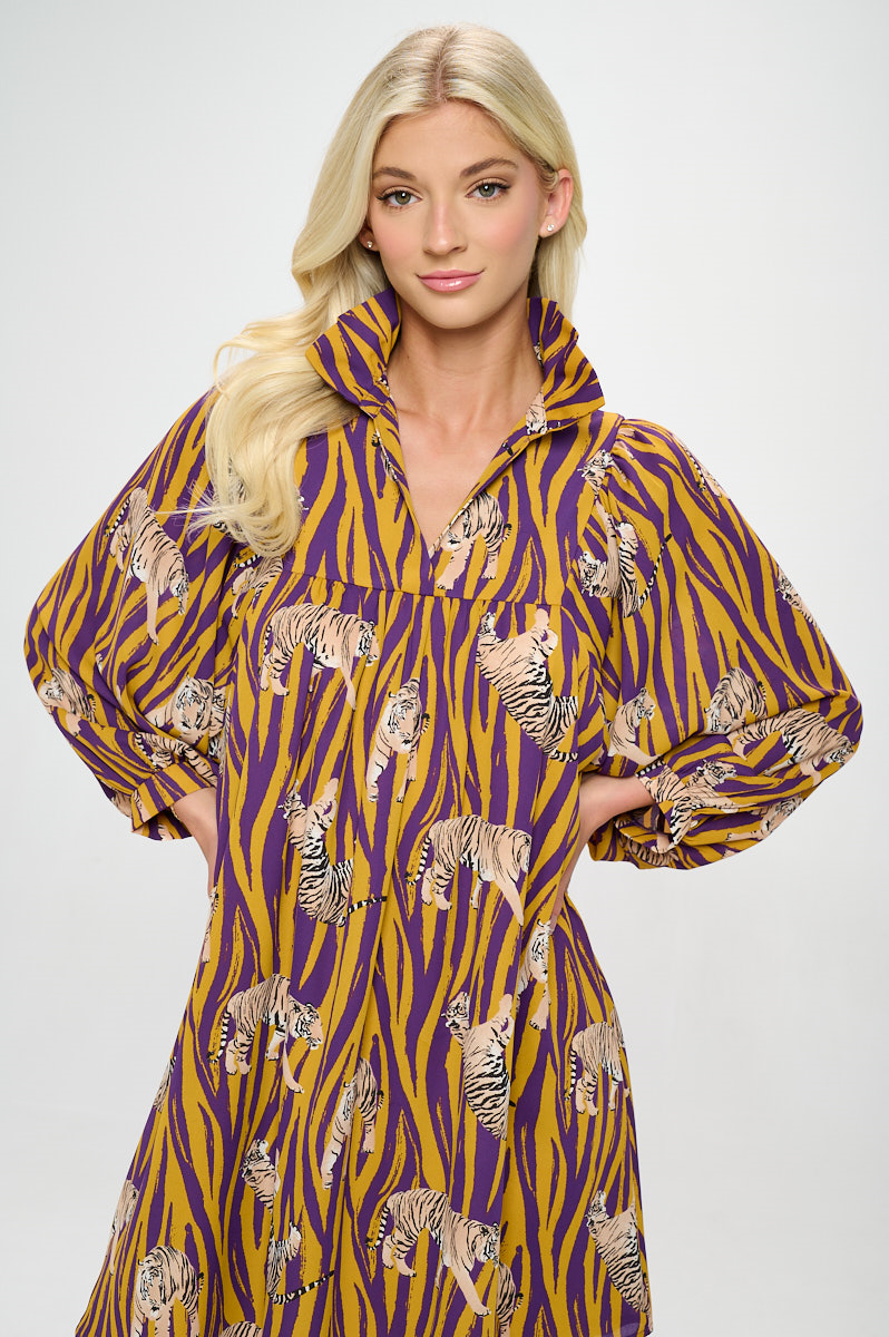 The Savannah Dress - Roarin' LSU