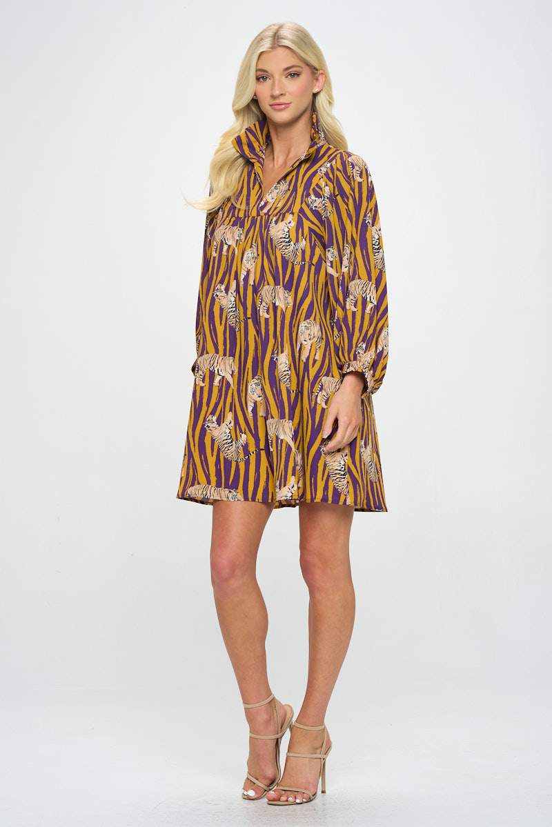 The Savannah Dress - Roarin' LSU