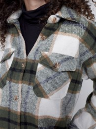 The Alix Shirt jacket - Spruce