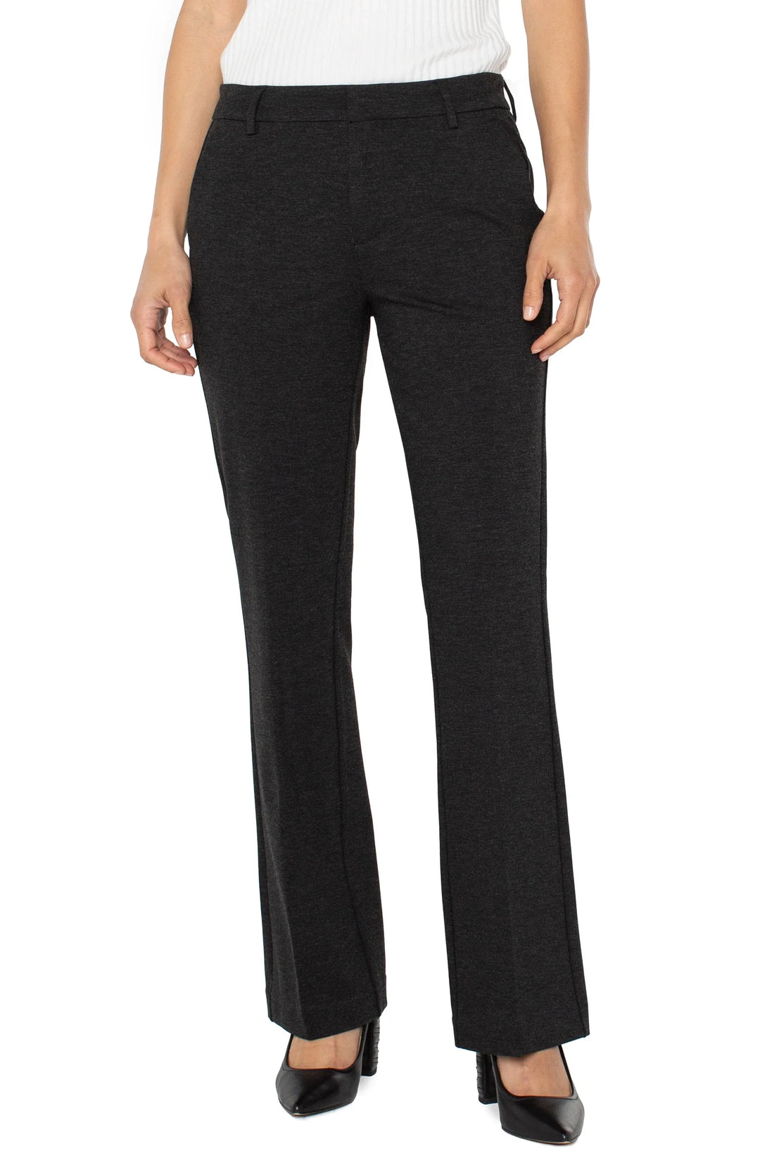 Kelsey Full Length Flare Trouser - Black